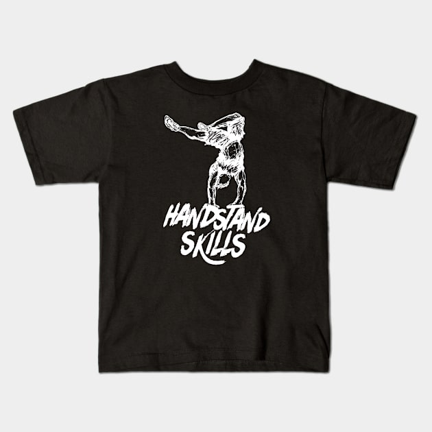 Handstand skills - Streetstrength T-Shirt Kids T-Shirt by Speevector